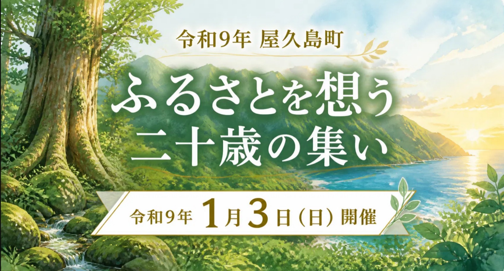 ふるさとを想う二十歳の集い